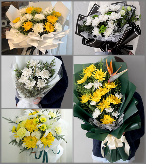 广东肇庆市德庆县高良镇江南村白事花束代送